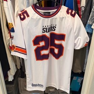 Phoenix Suns White and Purple Jersey
